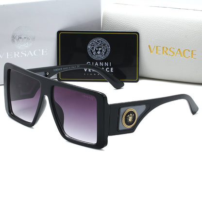 VERSACE OVERSIZED SQUARE SUNGLASSES – FULL SET – 1:1 HIGH END