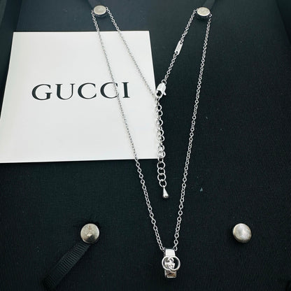 GUCCI INTERLOCKING G NECKLACE – Full Set - 1:1 HIGH END
