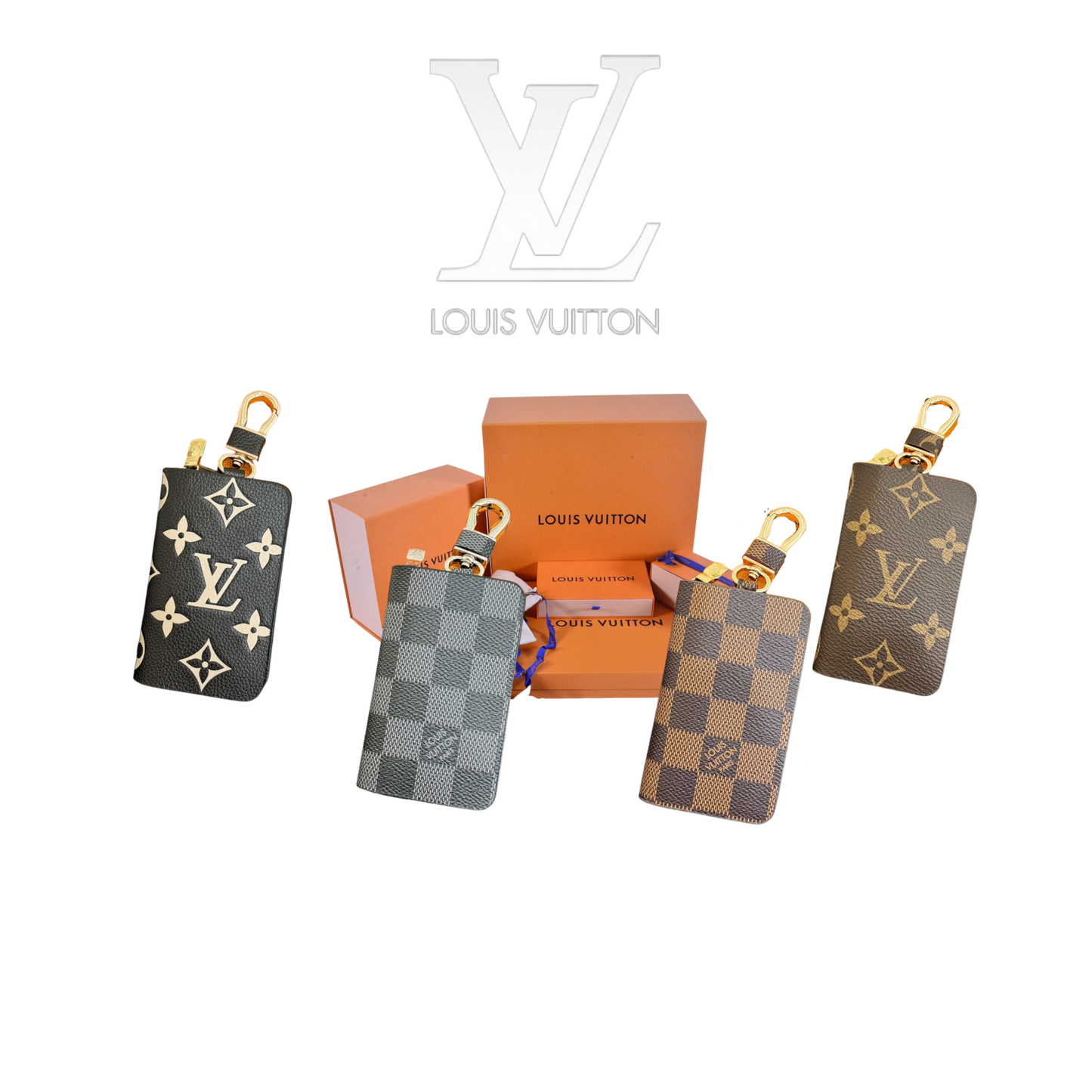 LOUIS VUITTON KEY POUCH – Full Set  - 1:1 HIGH END