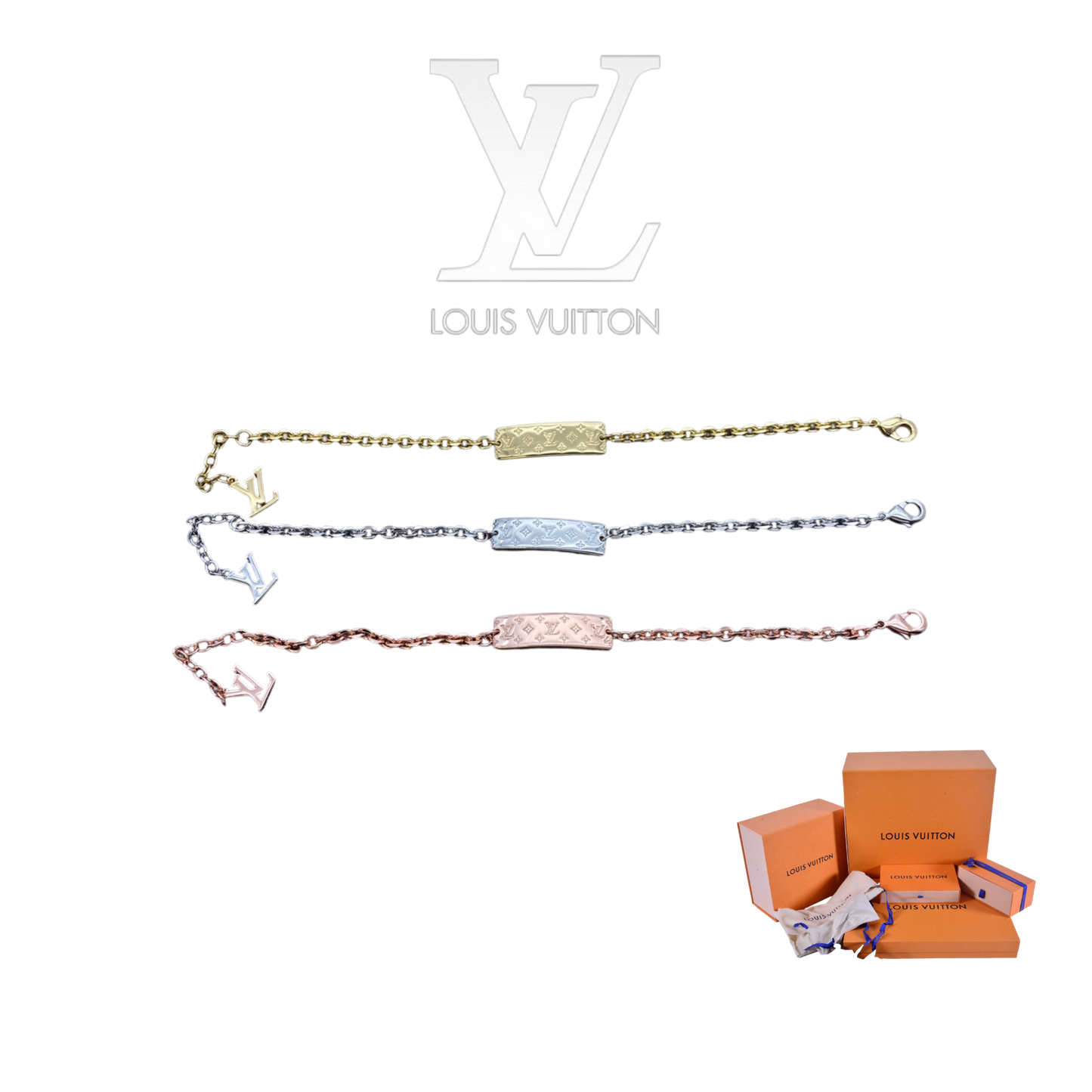 LOUIS VUITTON CONFIDENTIAL BRACELET – Full Set  - 1:1 HIGH END