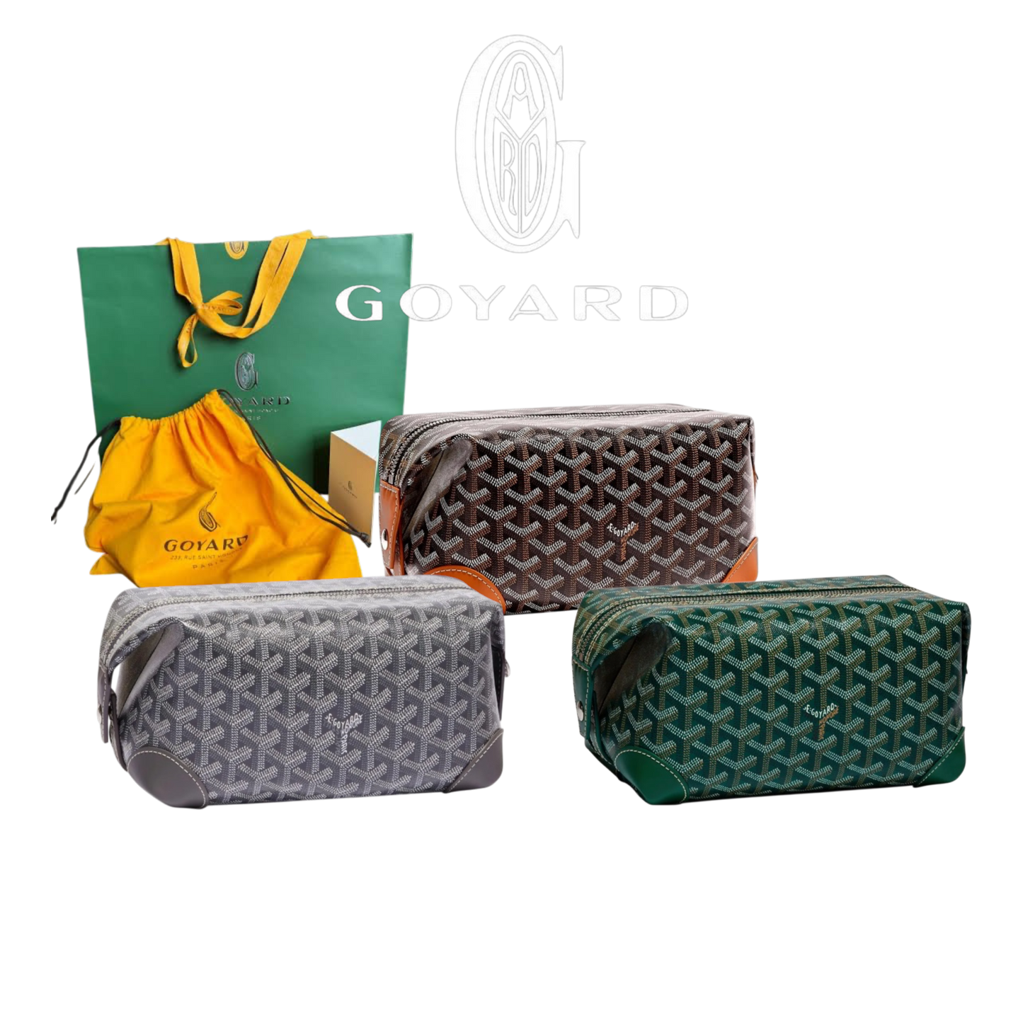 GOYARD BOWLING 25 KULTURBEUTEL – Full Set  - 1:1 HIGH END