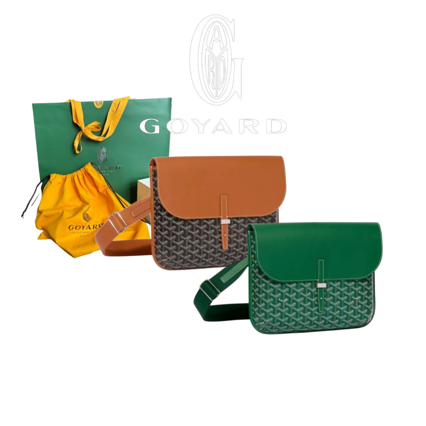 GOYARD COURSIER MESSENGER BAG – Full Set  - 1:1 HIGH END