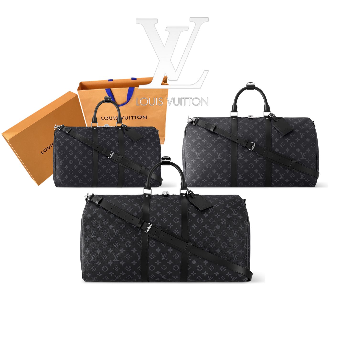 LOUIS VUITTON Keepall Bandoulière 45/50/55 – Full Set - 1:1 HIGH END
