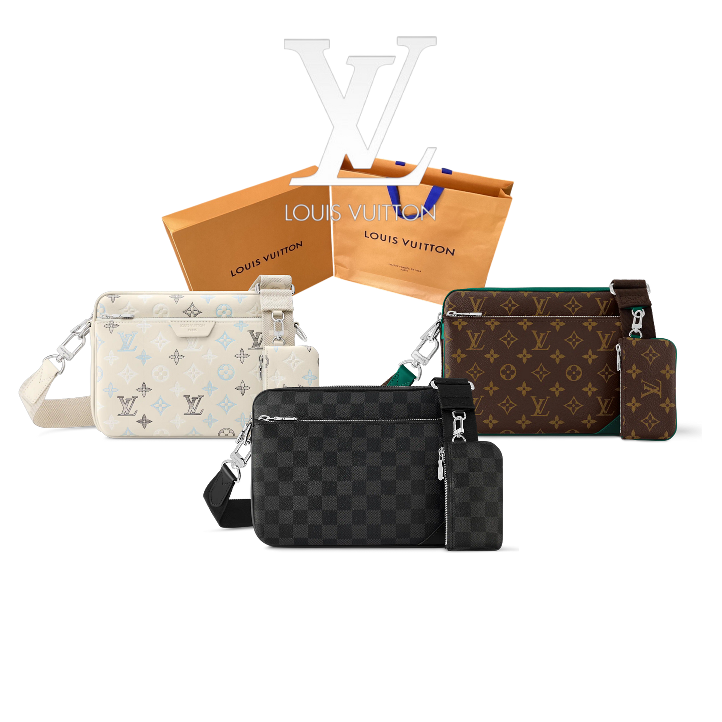 LOUIS TRIO MESSENGER – Full Set  - 1:1 HIGH END