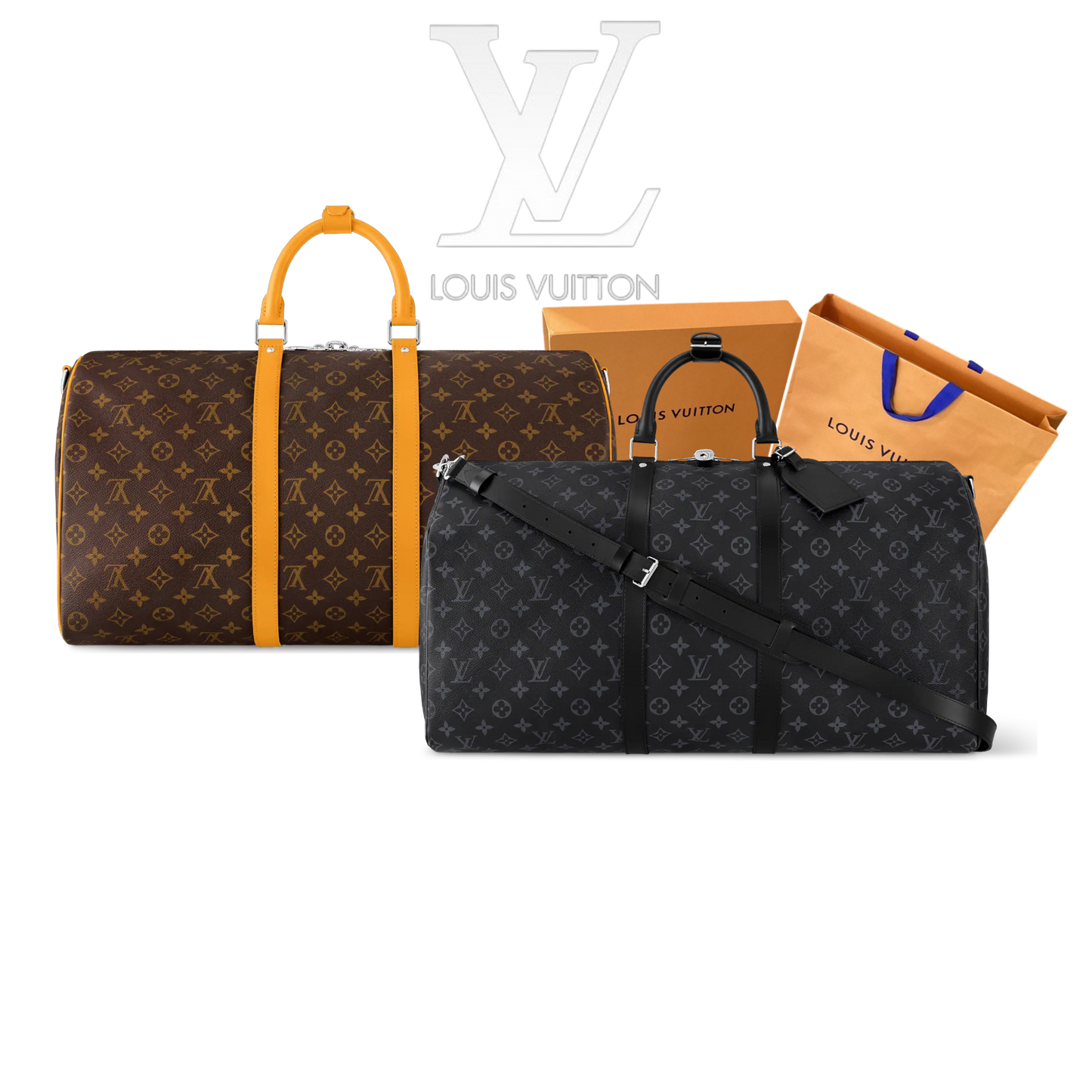 LOUIS VUITTON KEEPALL BANDOULIÈRE 50 – Full Set  - 1:1 HIGH END