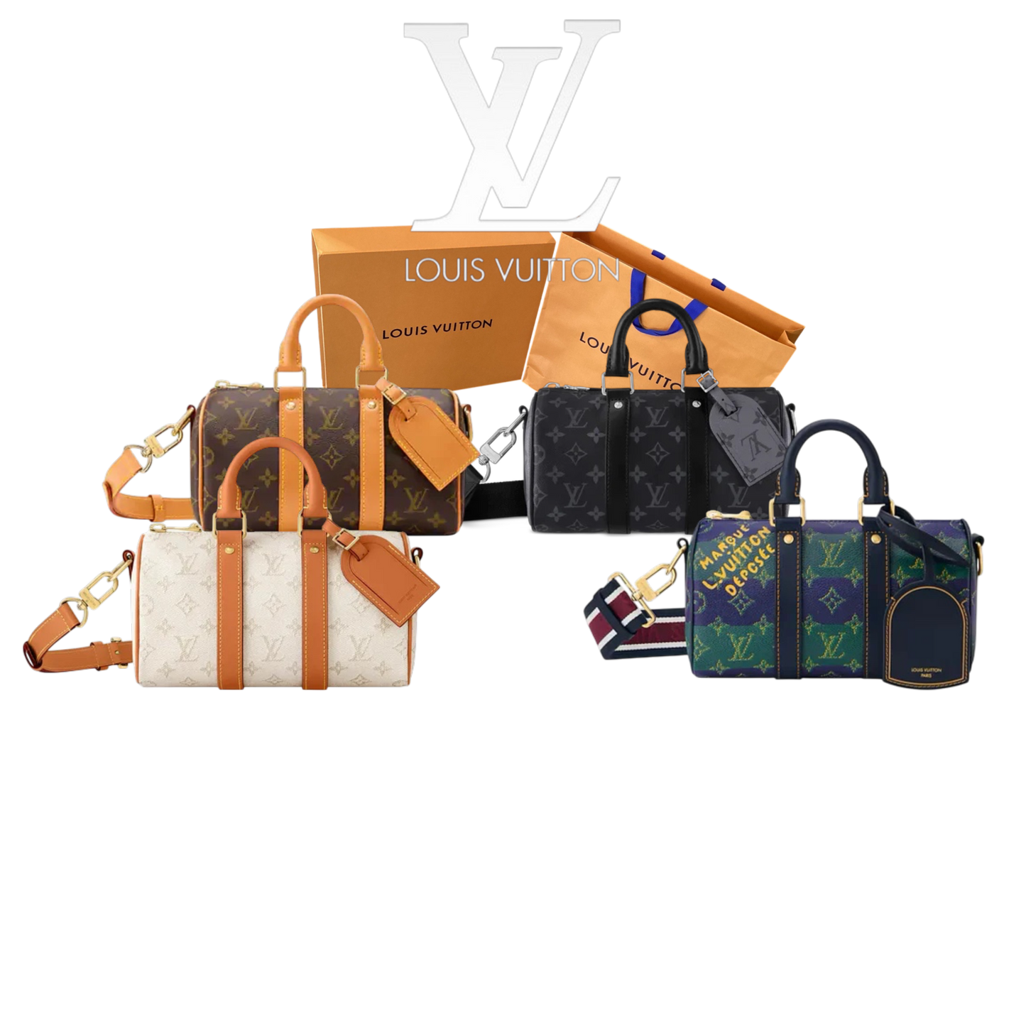 LOUIS VUITTON KEEPALL BANDOULIÈRE 25 – Full Set  - 1:1 HIGH END