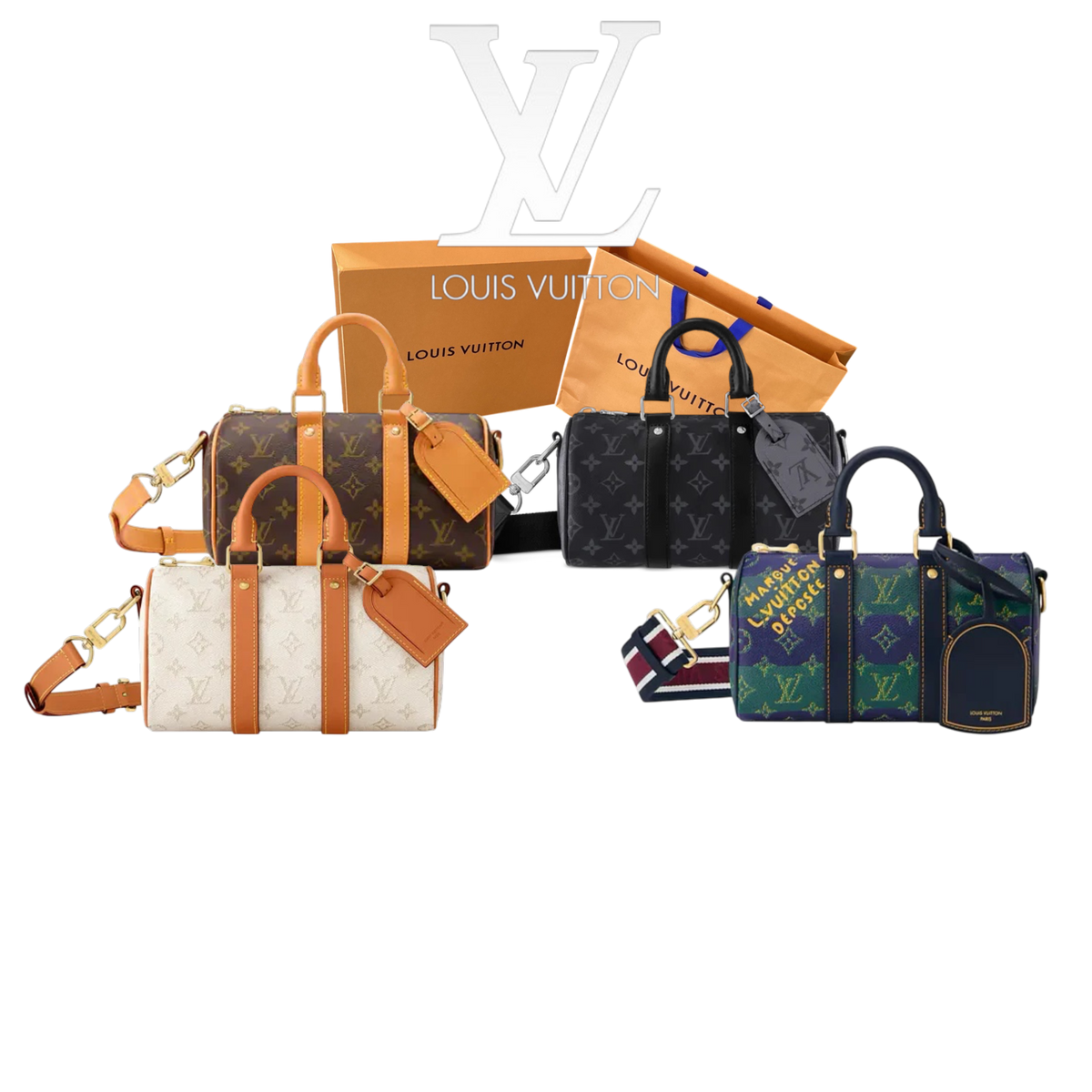 LOUIS VUITTON KEEPALL BANDOULIÈRE 25 – Full Set  - 1:1 HIGH END