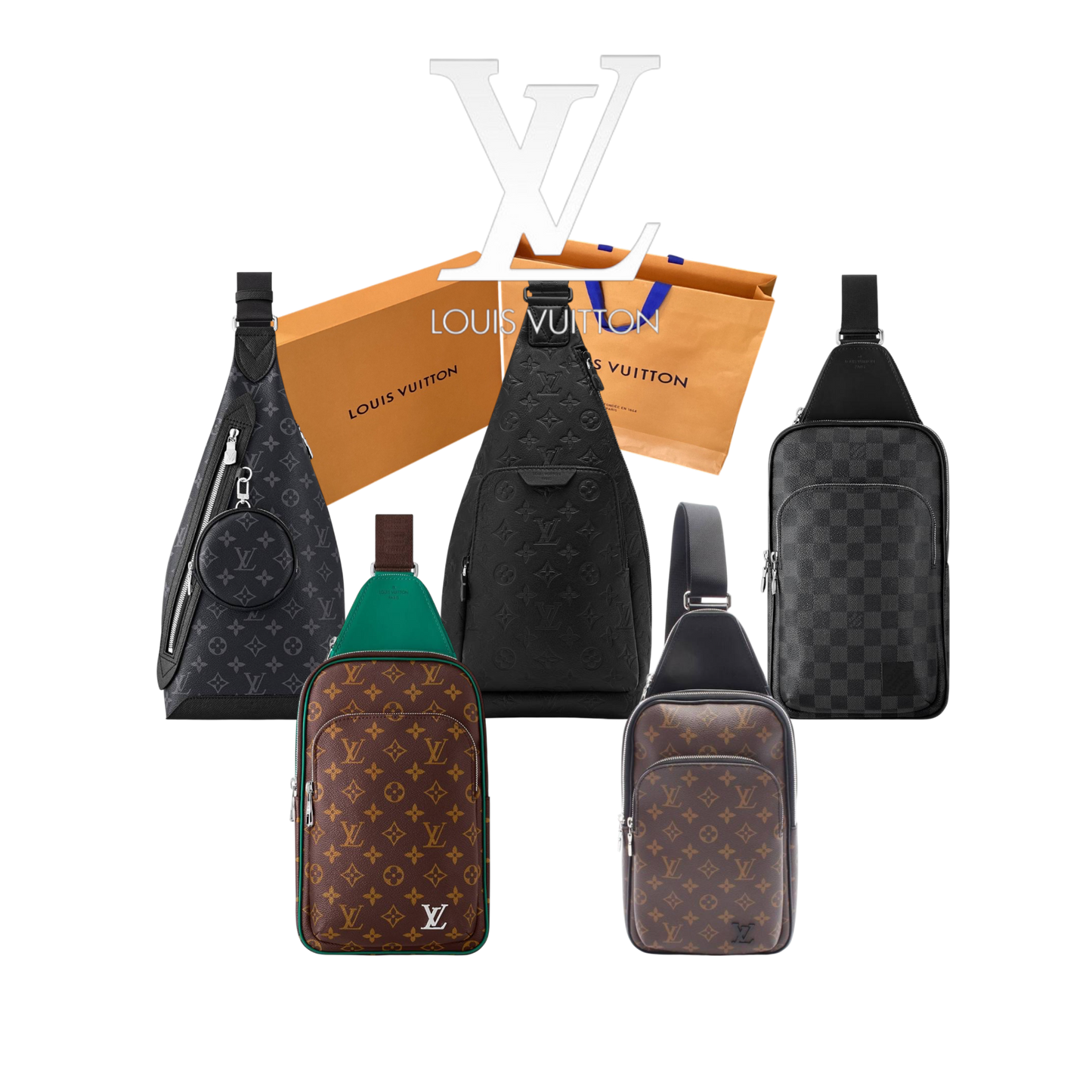 LOUIS VUITTON SLING BAG – Full Set  - 1:1 HIGH END