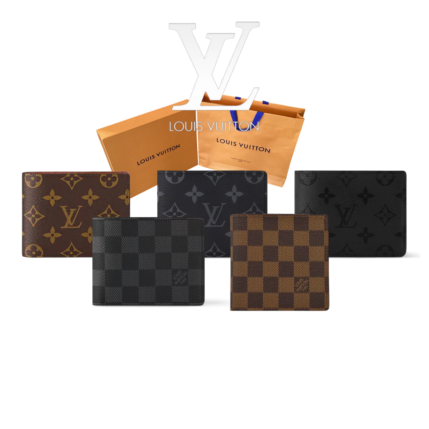 LOUIS VUITTON WALLETS – Full Set  - 1:1 HIGH END