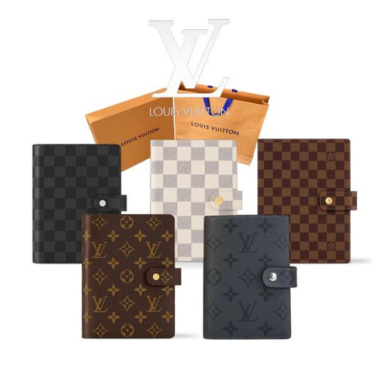 LOUIS VUITTON Medium Ring Agenda cover – Full Set  - 1:1 HIGH END