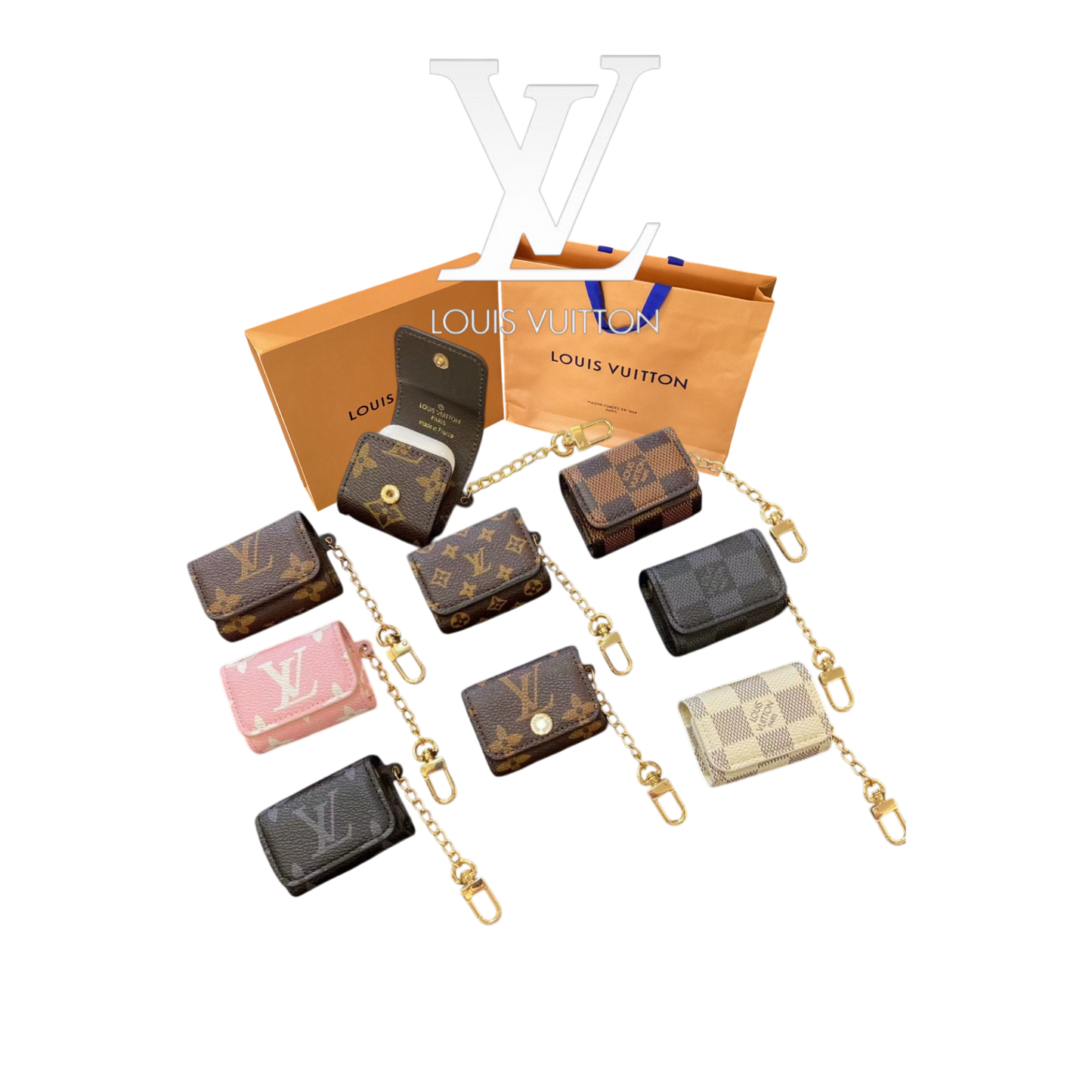 LOUIS VUITTON AIRPODS CASE – Full Set  - 1:1 HIGH END