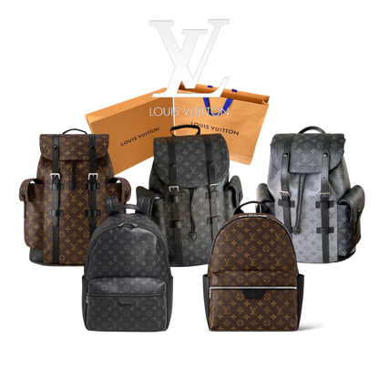 LOUIS VUITTON BACKPACK CHRISPOTHER – Full Set  - 1:1 HIGH END