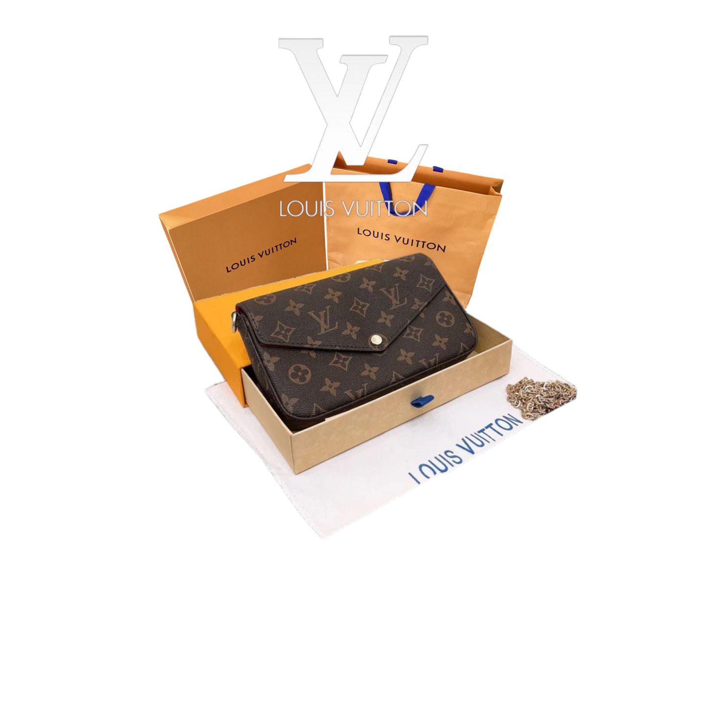 LOUIS VUITTON POCHETTE FÉLICIE – Full Set  - 1:1 HIGH END