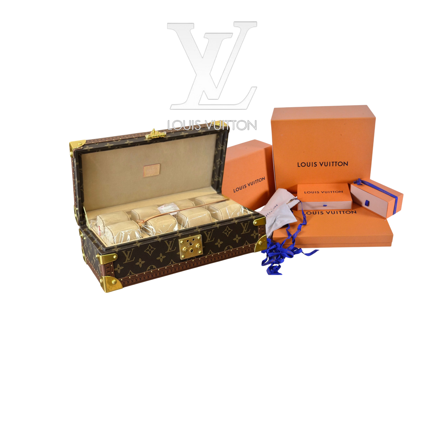 LOUIS VUITTON  COFFRET 8 MONTRES – Full Set  - 1:1 HIGH END