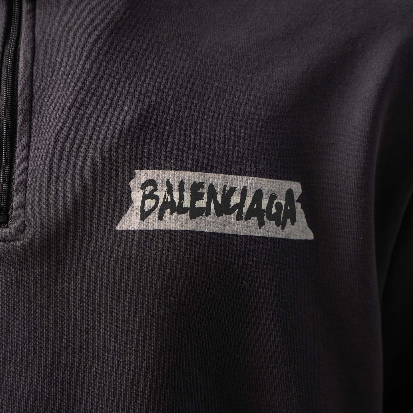 BALENCIAGA BLCG HALF-ZIP HIGH COLLAR SWEATSHIRT – 1:1 HIGH END