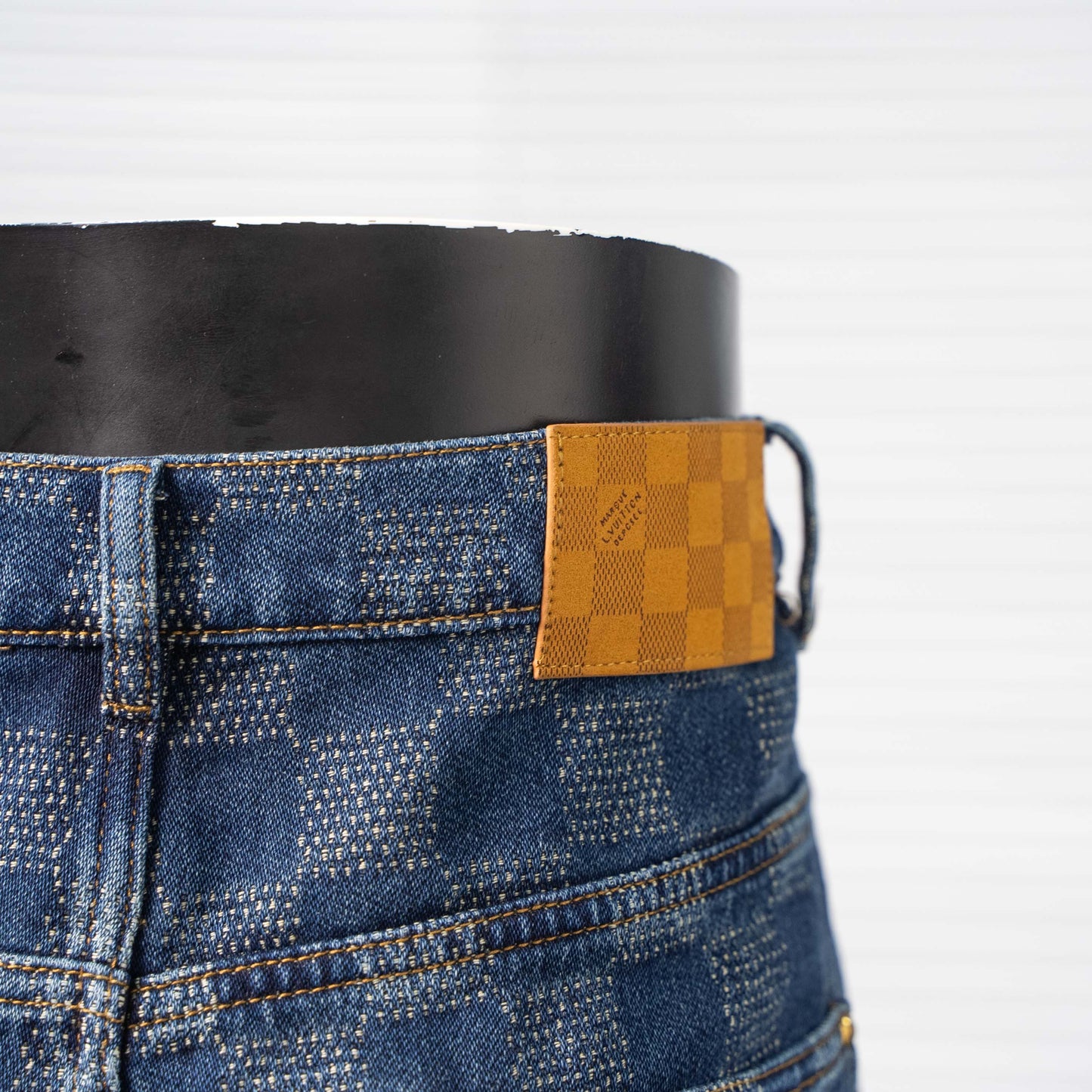 LOUIS VUITTON LV DAMIER MONOGRAM DENIM SKATE PANTS – 1:1 HIGH END