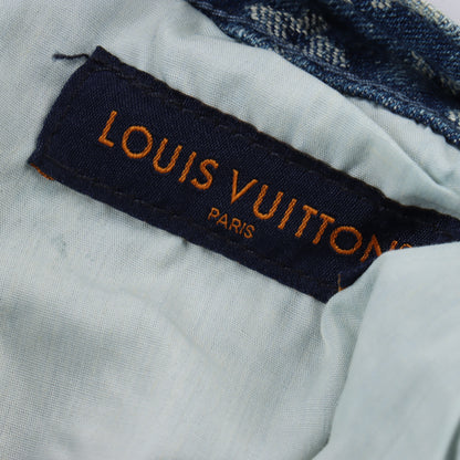 LOUIS VUITTON MONOGRAM DENIM SET – Shirt + Shorts – Blue Vintage Wash – 1:1 HIGH END