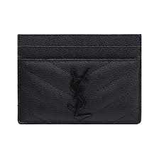 SAINT LAURENT CASSANDRA MATELASSE CARD CASE - 1:1 HIGH END