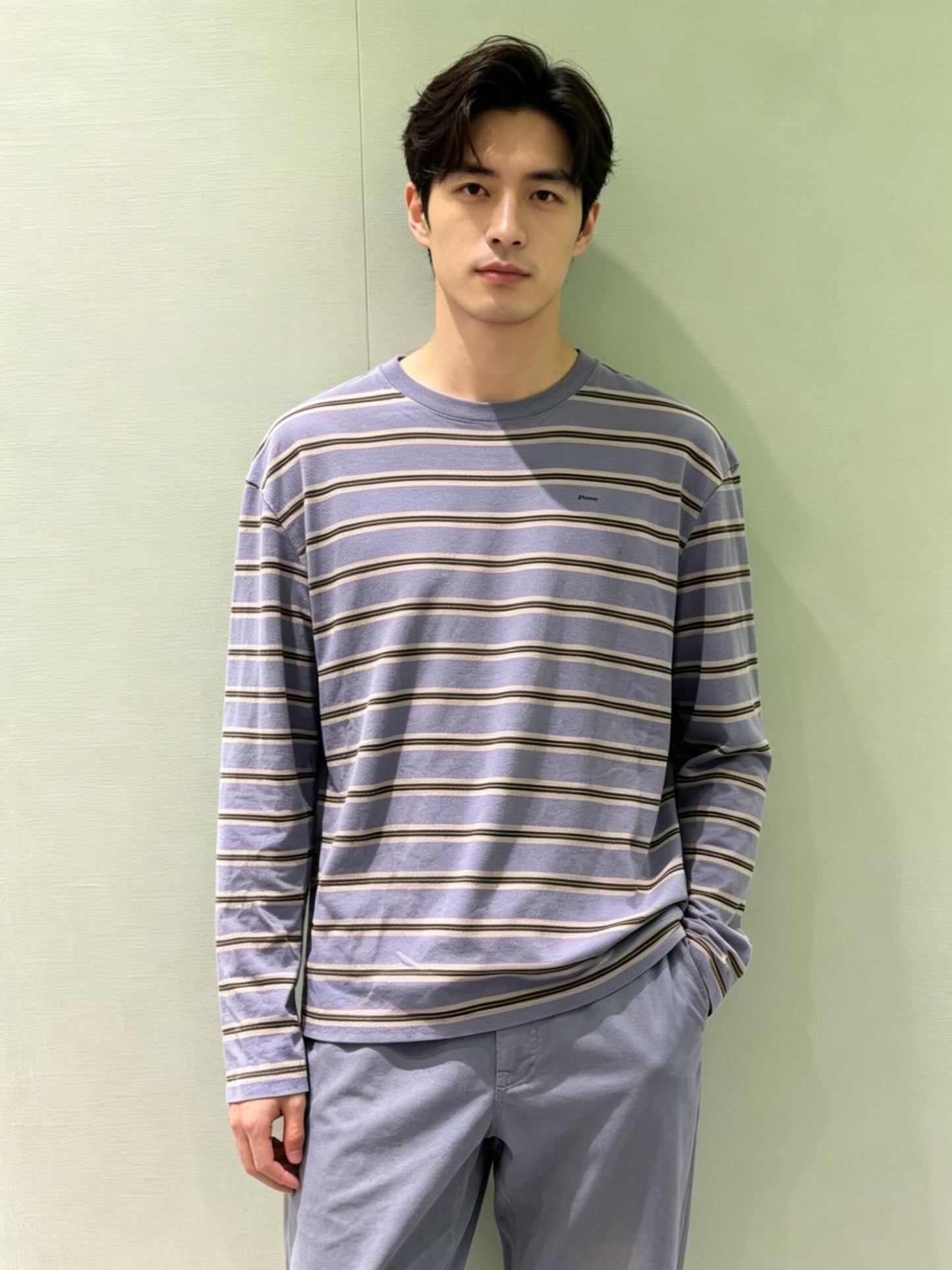 PRADA STRIPED LONG SLEEVE T-SHIRT– 1:1 HIGH END