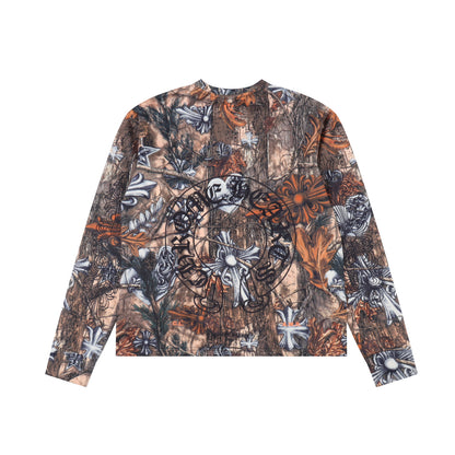 CHROME HEARTS x NIKE x NOCTA LONGSLEEVE – CAMO CROSS EDITION – mit Tags – 1:1 HIGH END