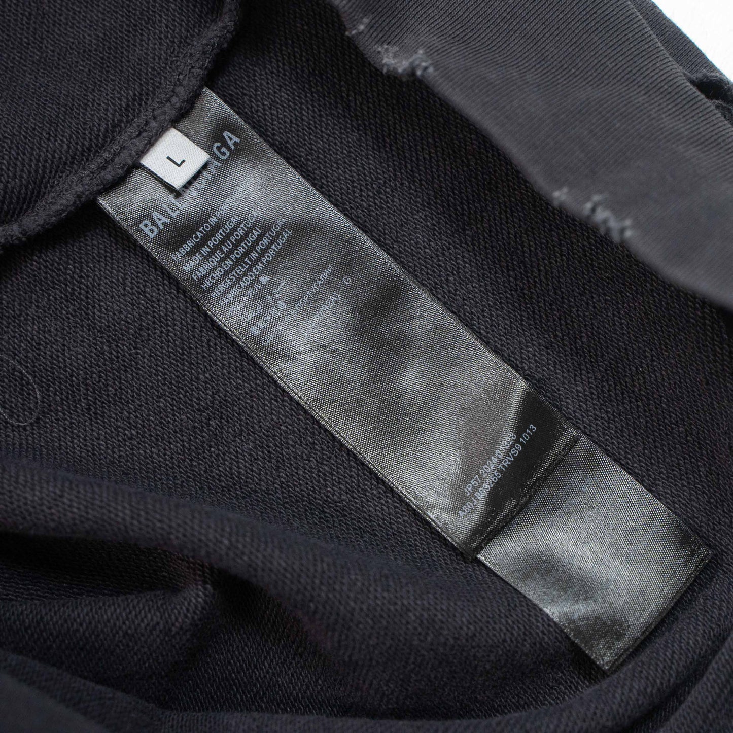 BALENCIAGA DISTRESSED LIQUID LOGO HOODIE – 1:1 HIGH END