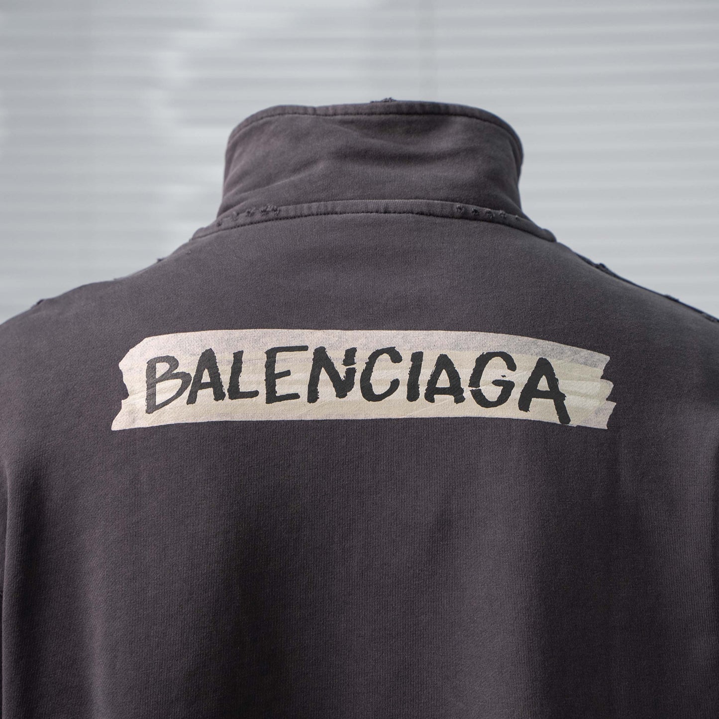 BALENCIAGA BLCG HALF-ZIP HIGH COLLAR SWEATSHIRT – 1:1 HIGH END