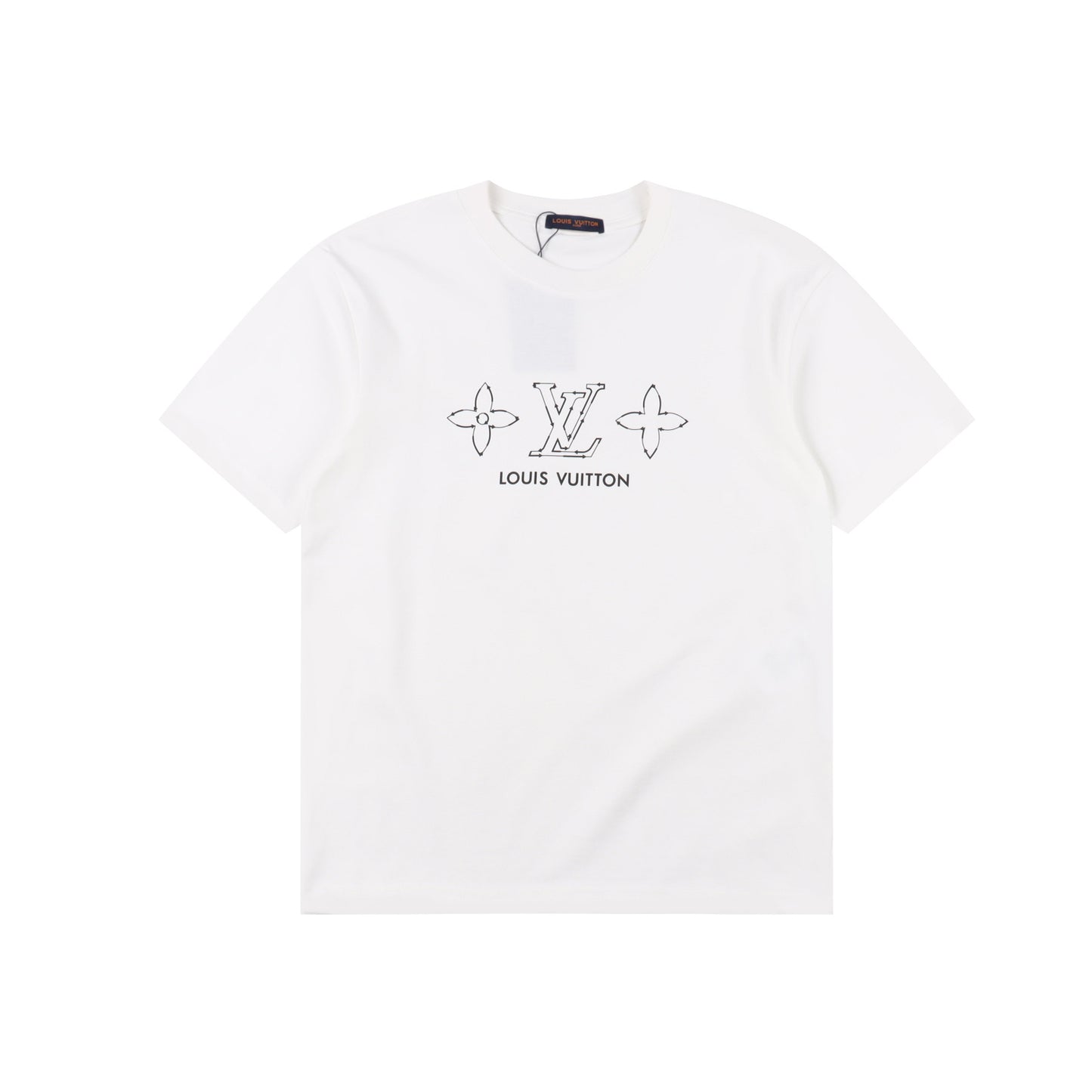 LOUIS VUITTON T-SHIRT - SCHWARZ / WEIß - SUPER CLONE 260g