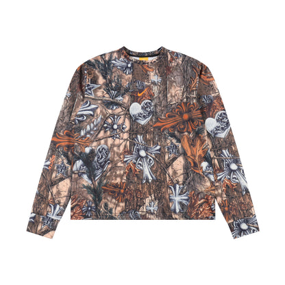 CHROME HEARTS x NIKE x NOCTA LONGSLEEVE – CAMO CROSS EDITION – mit Tags – 1:1 HIGH END