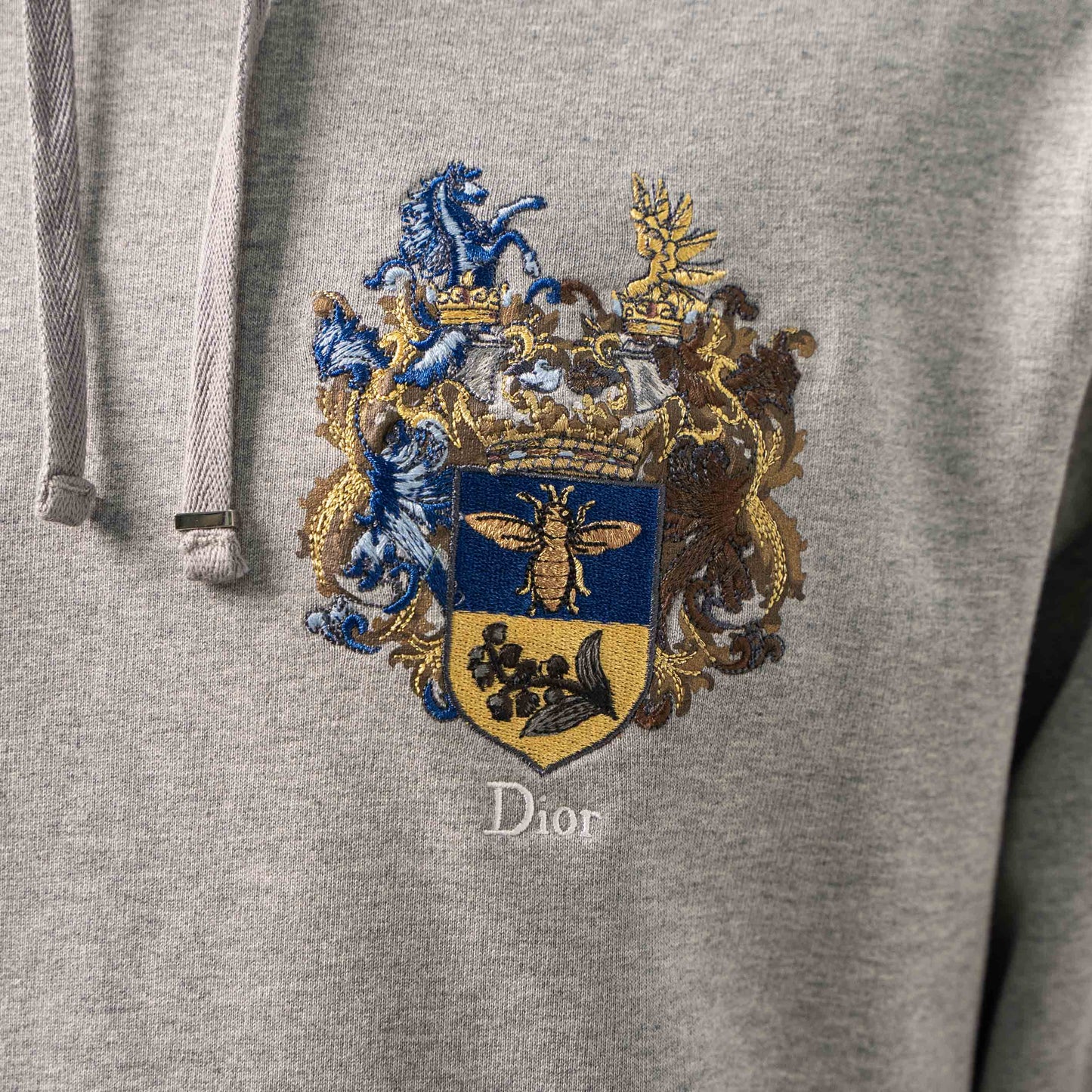 DIOR EMBROIDERED CREST HOODIE – 1:1 HIGH END