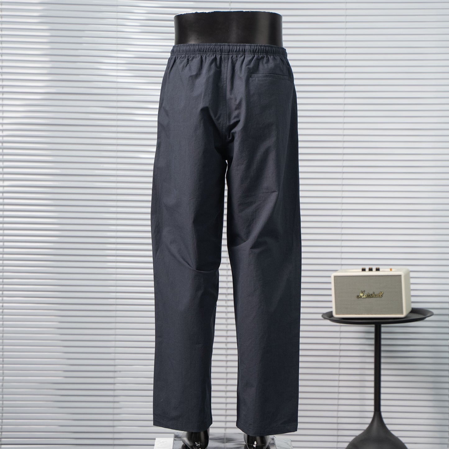 PRADA TWO-TONE LETTER LOGO LINEN-COTTON CASUAL TRACK PANTS – 1:1 HIGH END