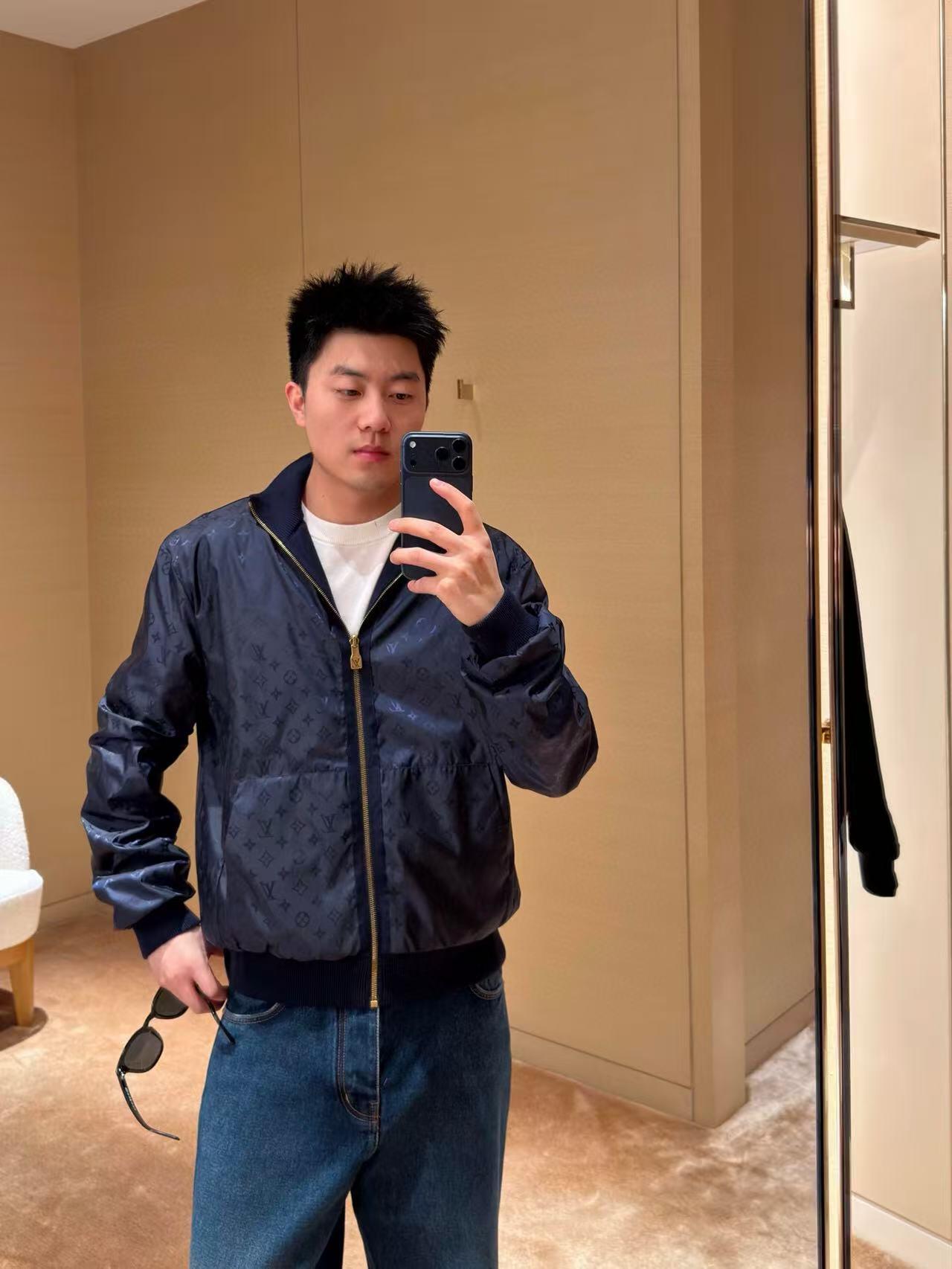 LOUIS VUITTON REVERSIBLE MONOGRAM ZIP JACKET– 1:1 HIGH END