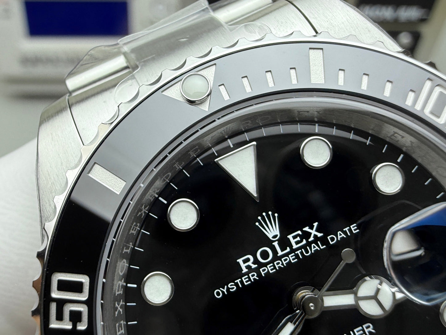 Rolex Datejust 41 mm, cadran gris, lunette plate - SUPER CLONE - MOUVEMENT SUISSE - Bracelet Jubilee