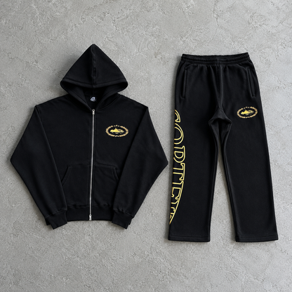 CORTEIZ-STYLE HOODIE & LONG PANTS SET – 5 COLORS – HIGH QUALITY 1:1