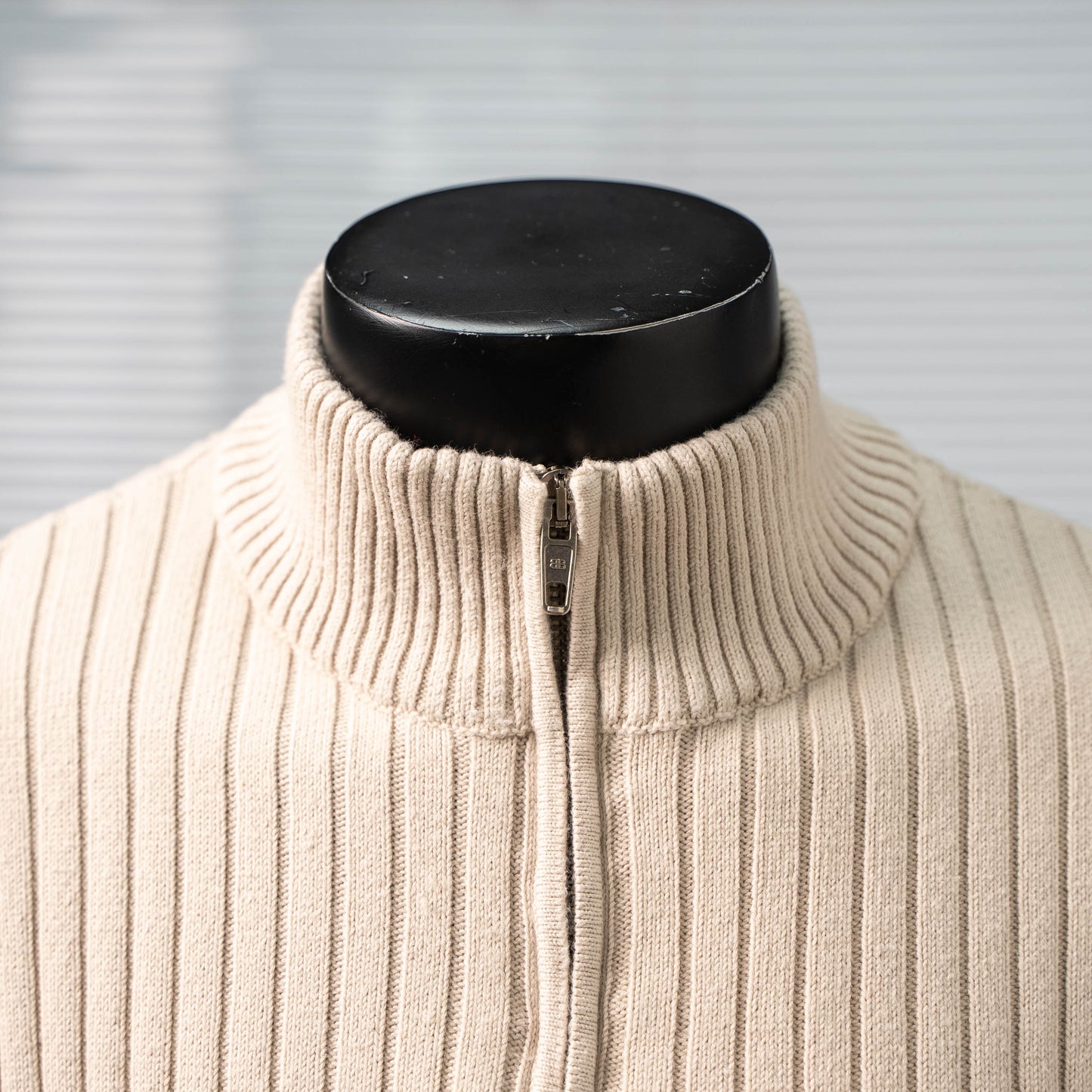 BALENCIAGA 26FW BLCG WAVE LOGO HALF-ZIP KNIT SWEATER – 1:1 HIGH END