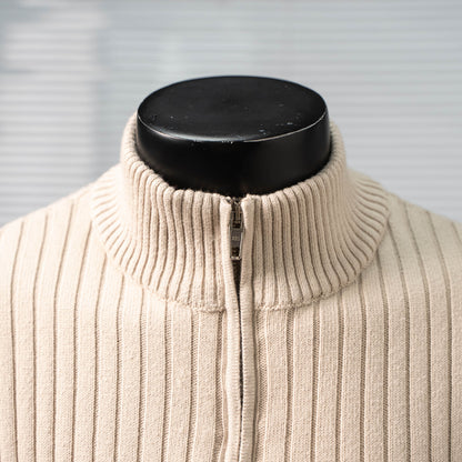 BALENCIAGA 26FW BLCG WAVE LOGO HALF-ZIP KNIT SWEATER – 1:1 HIGH END