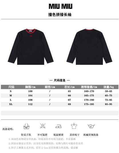 MIUMIU CONTRAST LONGSLEEVE – SUPER CLONE