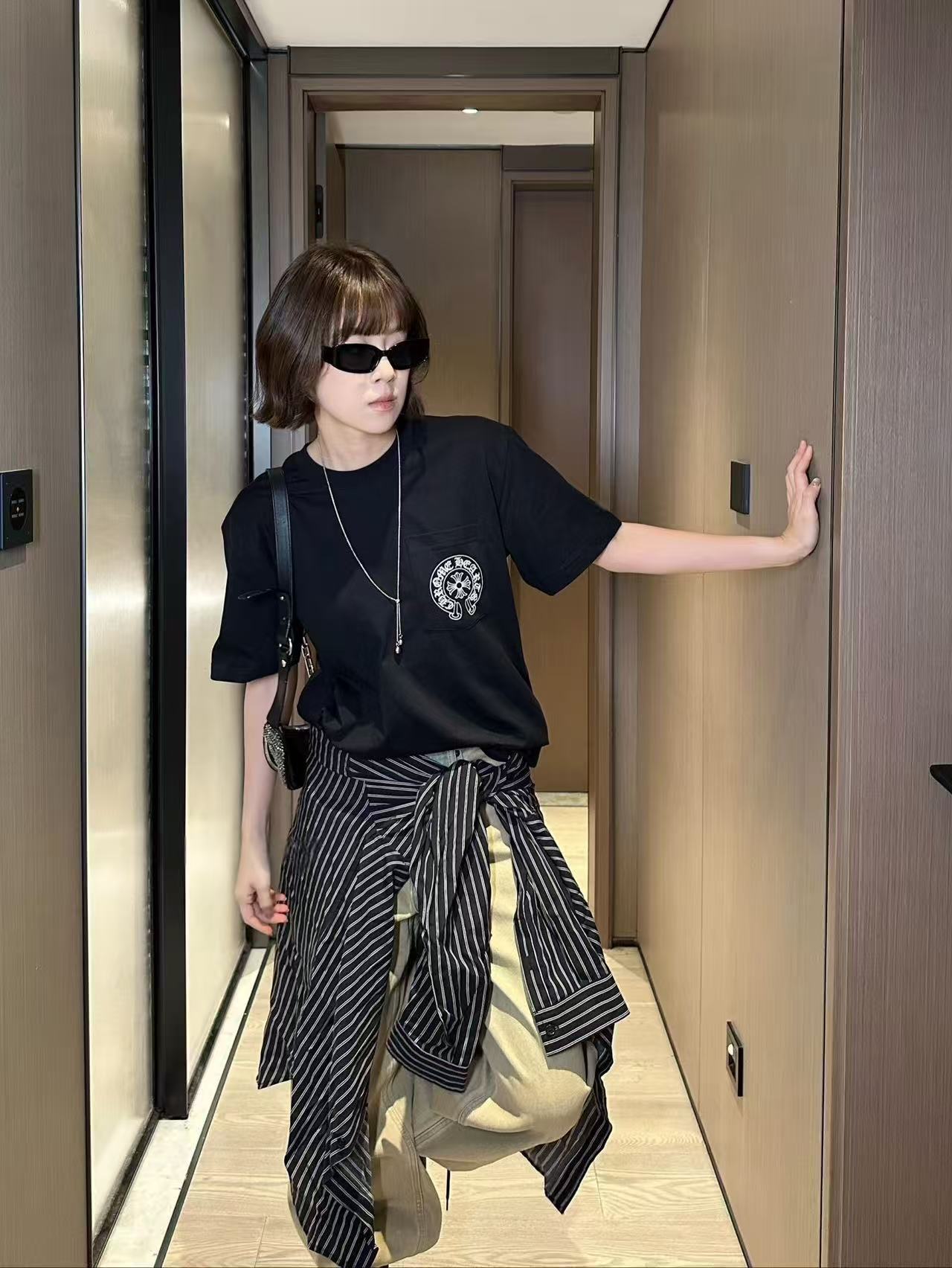 CHROME HEARTS T-SHIRT  - SUPER CLONE