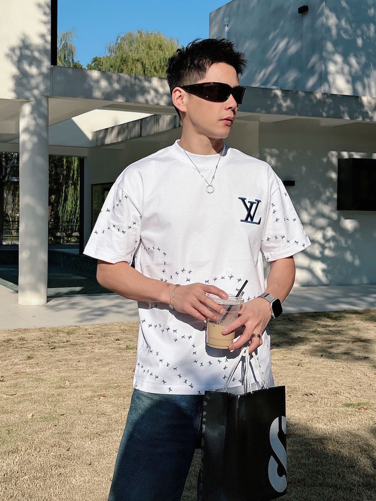 LOUIS VUITTON MONOGRAM DOT T-SHIRT 320g – MODEL 1 (S–XL) – mit Tags – 1:1 HIGH END