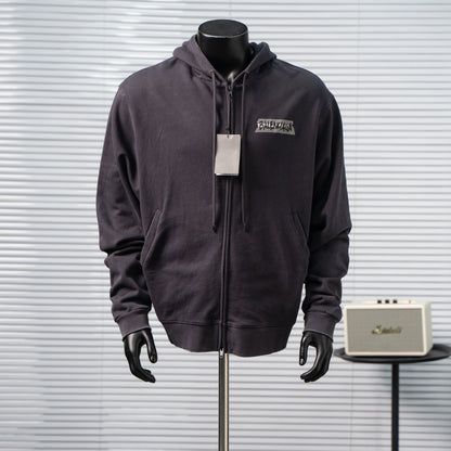 BALENCIAGA OVERSIZED DISTRESSED ZIP-UP HOODIE – 1:1 HIGH END