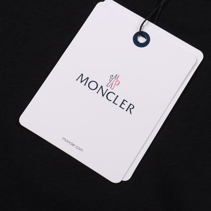 MONCLER T-SHIRT - SCHWARZ / WEIß - SUPER CLONE 260g