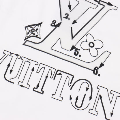 LOUIS VUITTON T-SHIRT - SCHWARZ / WEIß - SUPER CLONE 260g