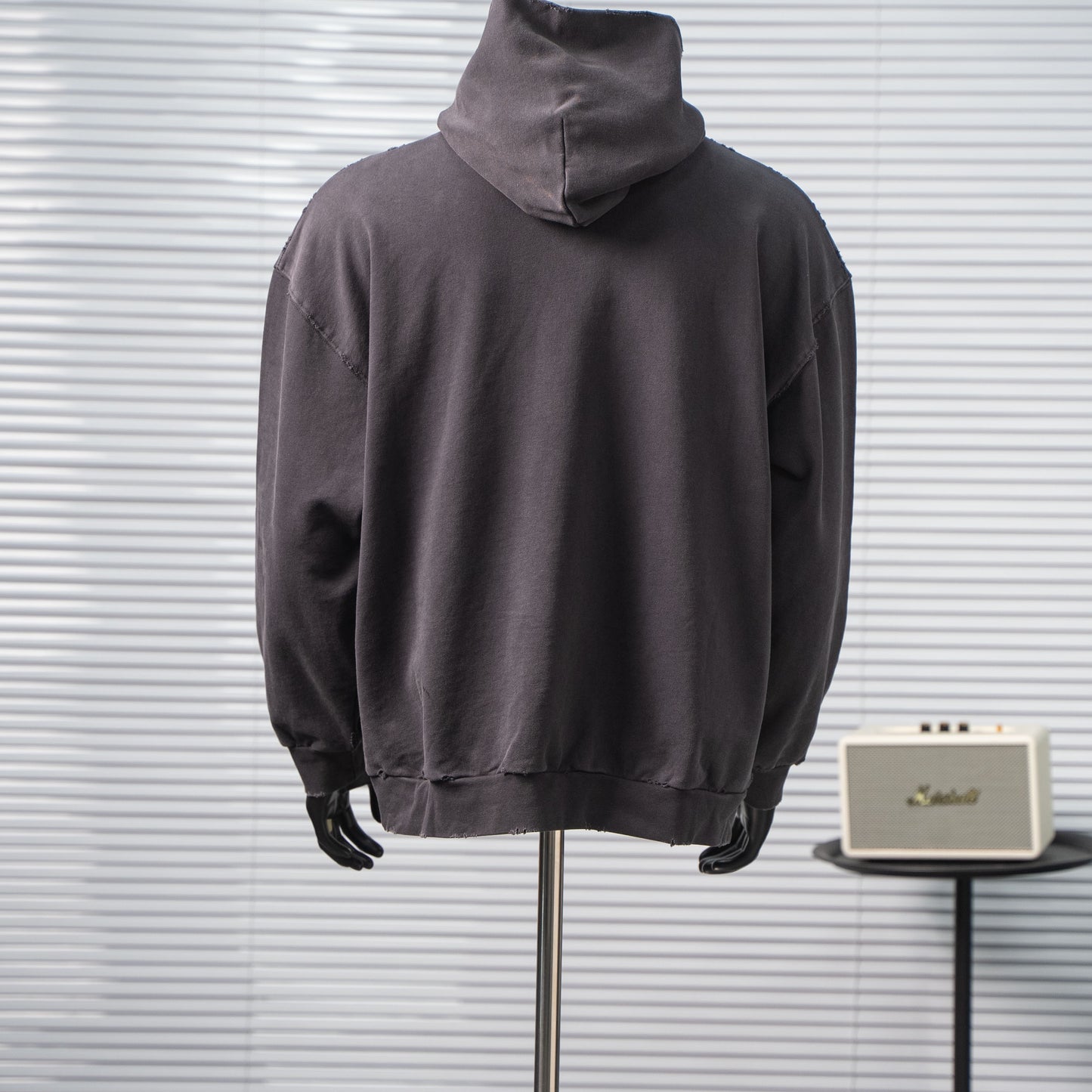 BALENCIAGA DISTRESSED LIQUID LOGO HOODIE – 1:1 HIGH END