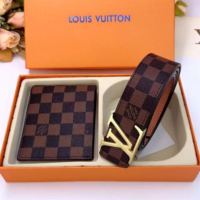GÜRTEL & WALLET SETS - VERSCHIEDENE MARKEN - OVP MIT BOX