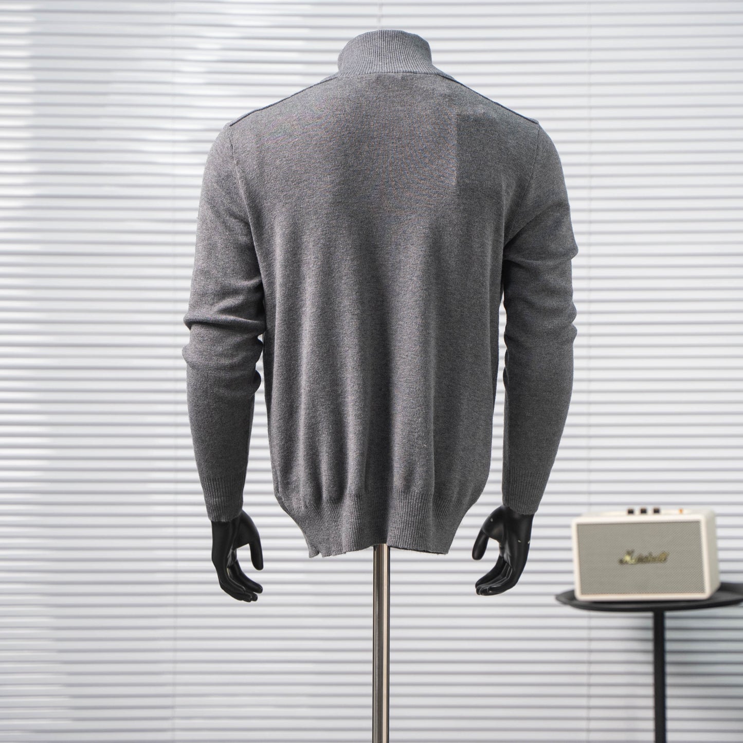 BURBERRY BBR CHECK ZIP KNIT SWEATER – 1:1 HIGH END