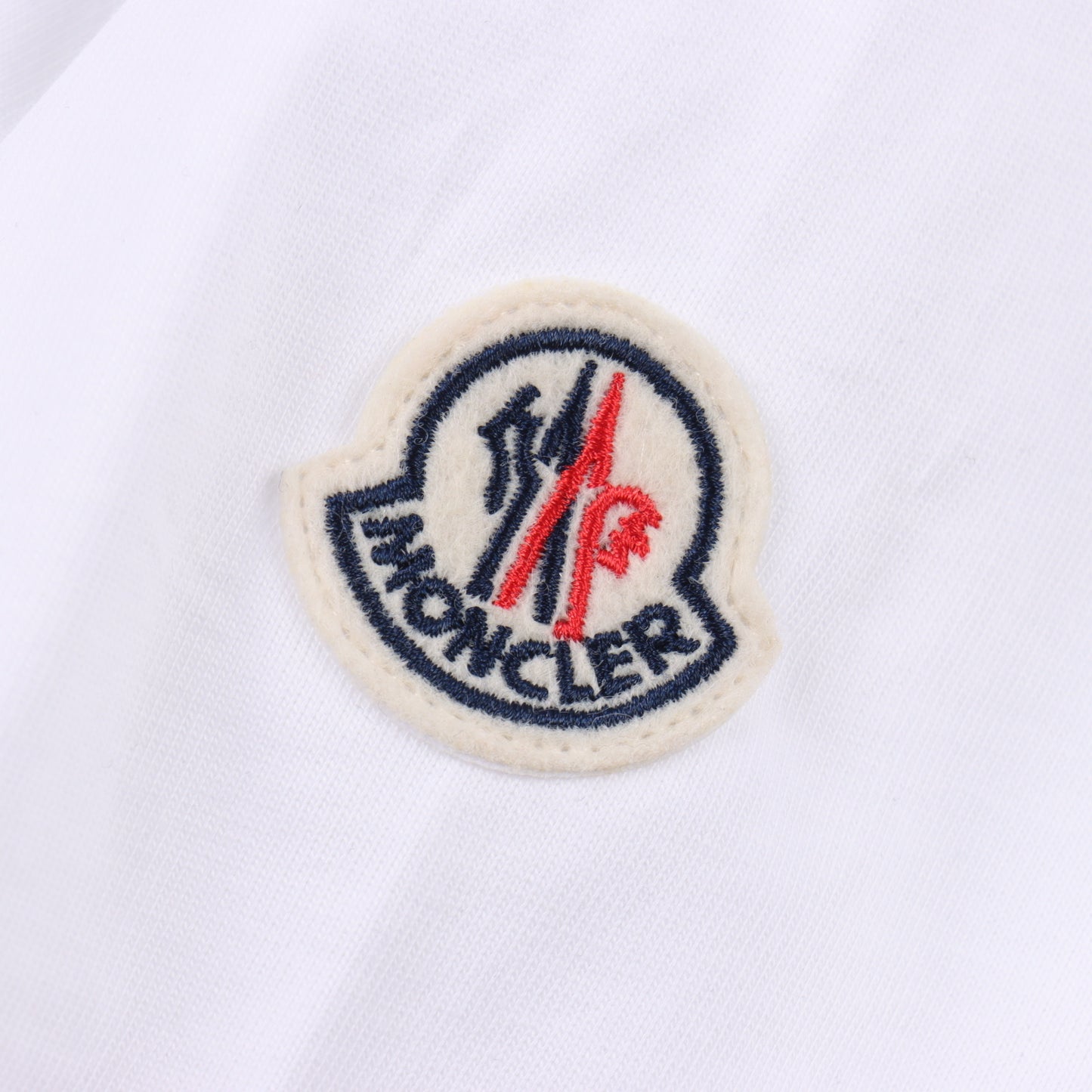 MONCLER T-SHIRT - SCHWARZ / WEIß - SUPER CLONE 260g