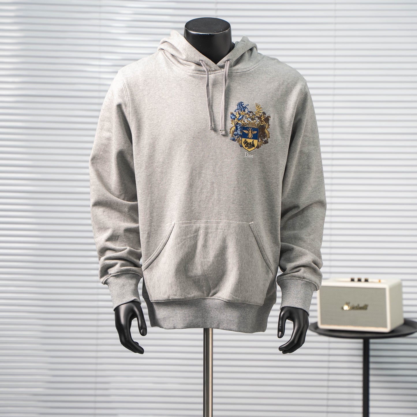DIOR EMBROIDERED CREST HOODIE – 1:1 HIGH END