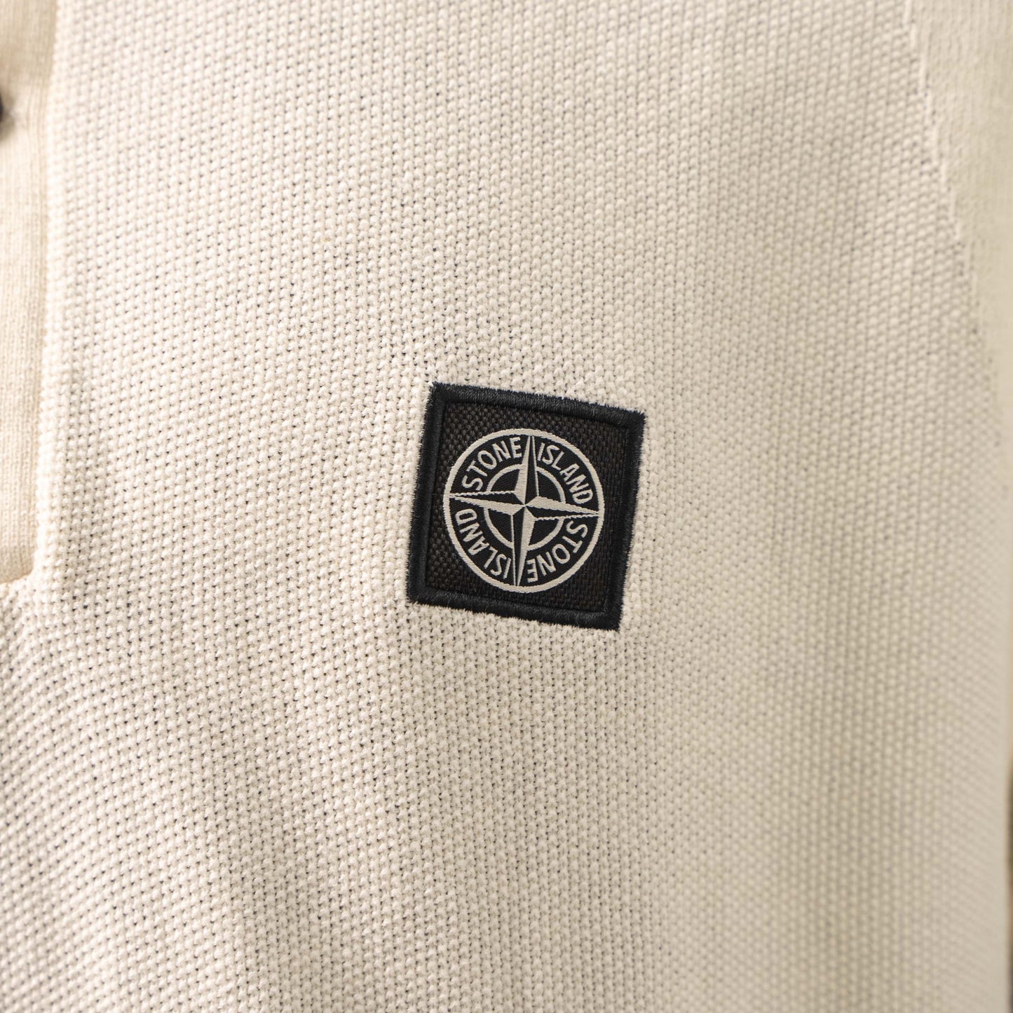STONE ISLAND WAFFLE KNIT POLO SHIRT– 1:1 HIGH END
