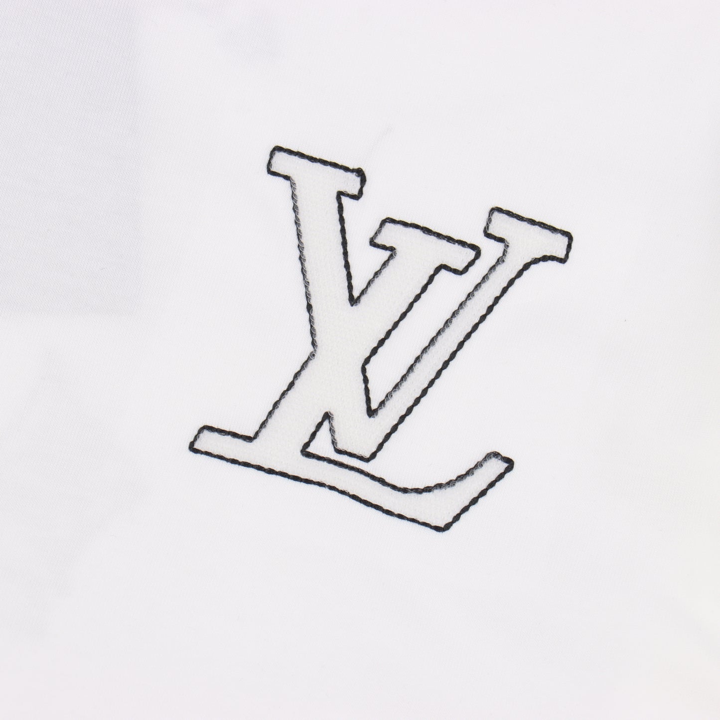 LOUIS VUITTON T-SHIRT - SCHWARZ / WEIß - SUPER CLONE 260g