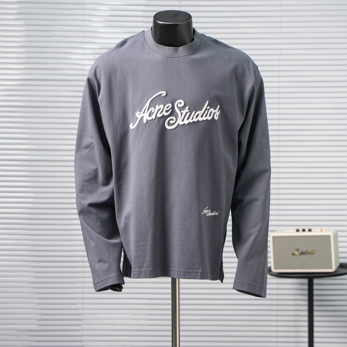 ACNE STUDIOS EMBROIDERED LOGO LONG SLEEVE T-SHIRT – 1:1 HIGH END