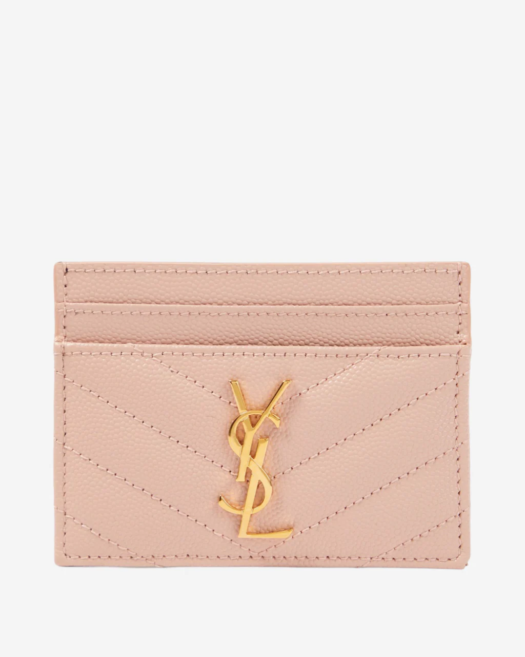 SAINT LAURENT CASSANDRA MATELASSE CARD CASE - 1:1 HIGH END